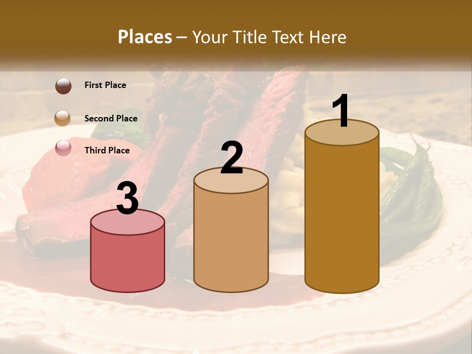 Gormet Portion Menu PowerPoint Template