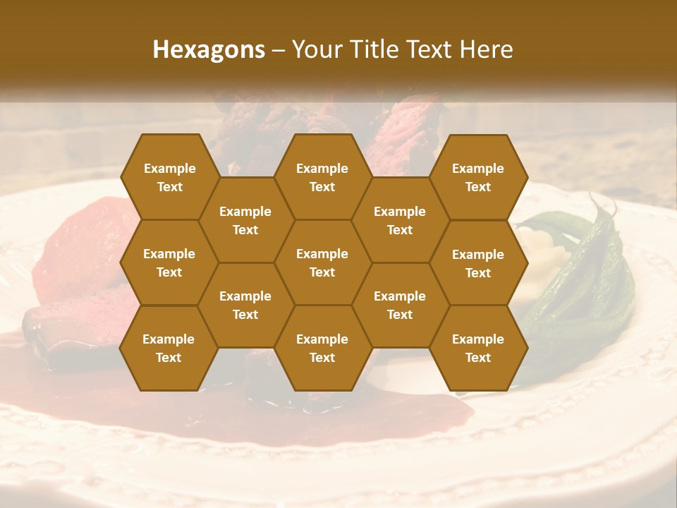 Gormet Portion Menu PowerPoint Template