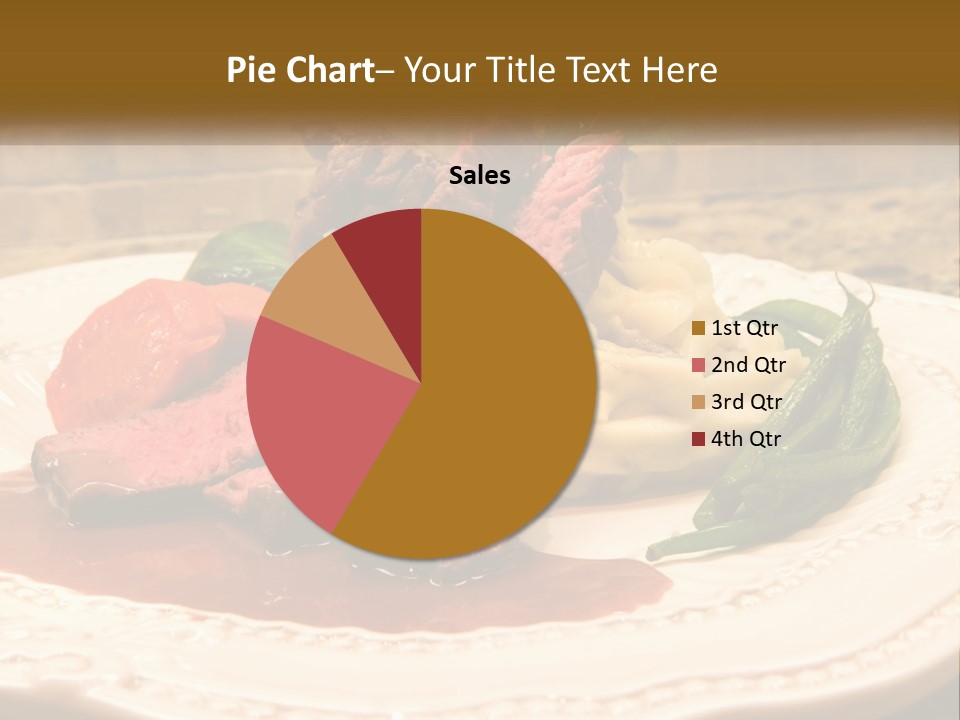 Gormet Portion Menu PowerPoint Template
