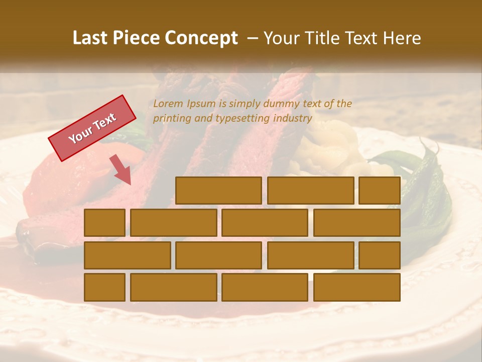Gormet Portion Menu PowerPoint Template