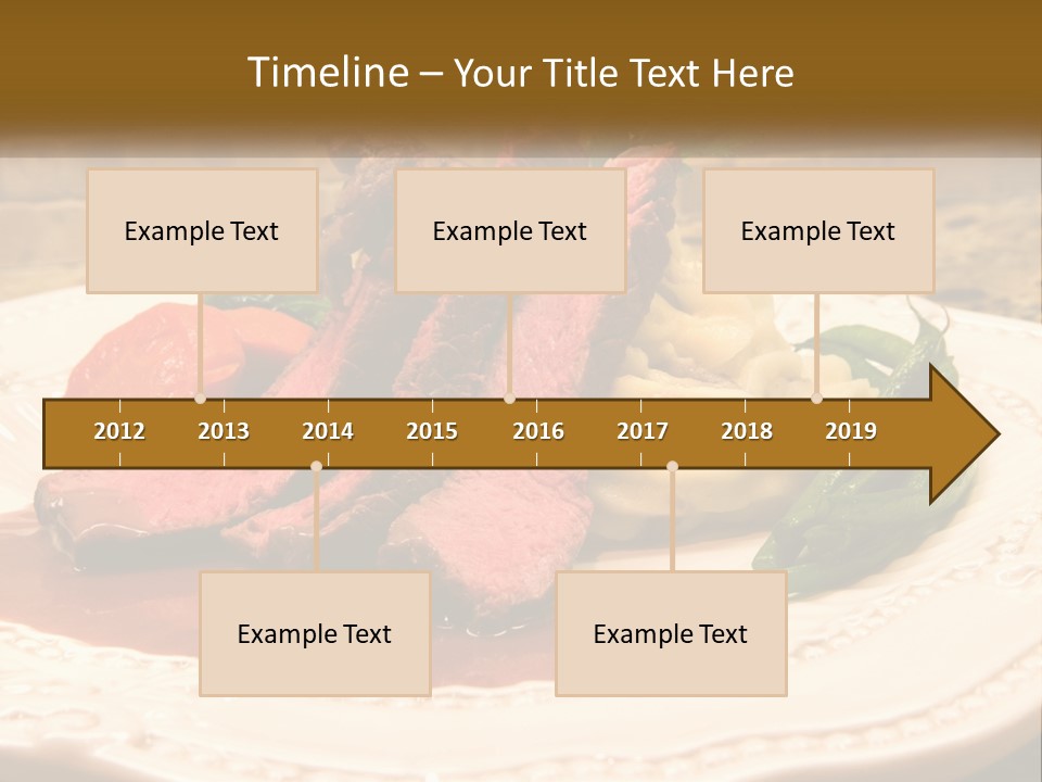 Gormet Portion Menu PowerPoint Template