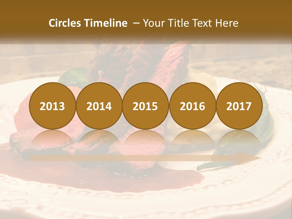 Gormet Portion Menu PowerPoint Template