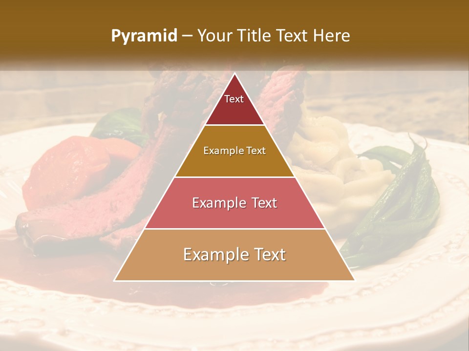 Gormet Portion Menu PowerPoint Template