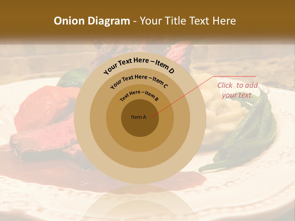 Gormet Portion Menu PowerPoint Template