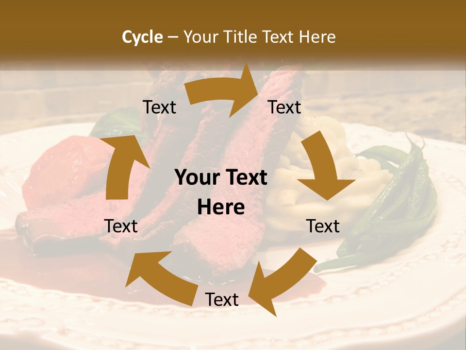 Gormet Portion Menu PowerPoint Template