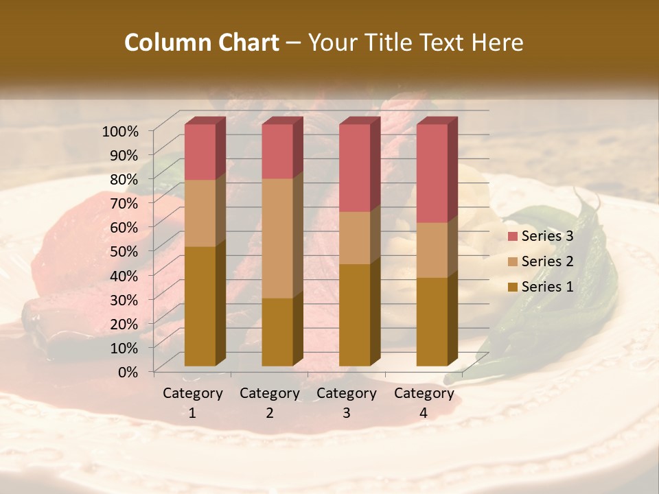 Gormet Portion Menu PowerPoint Template