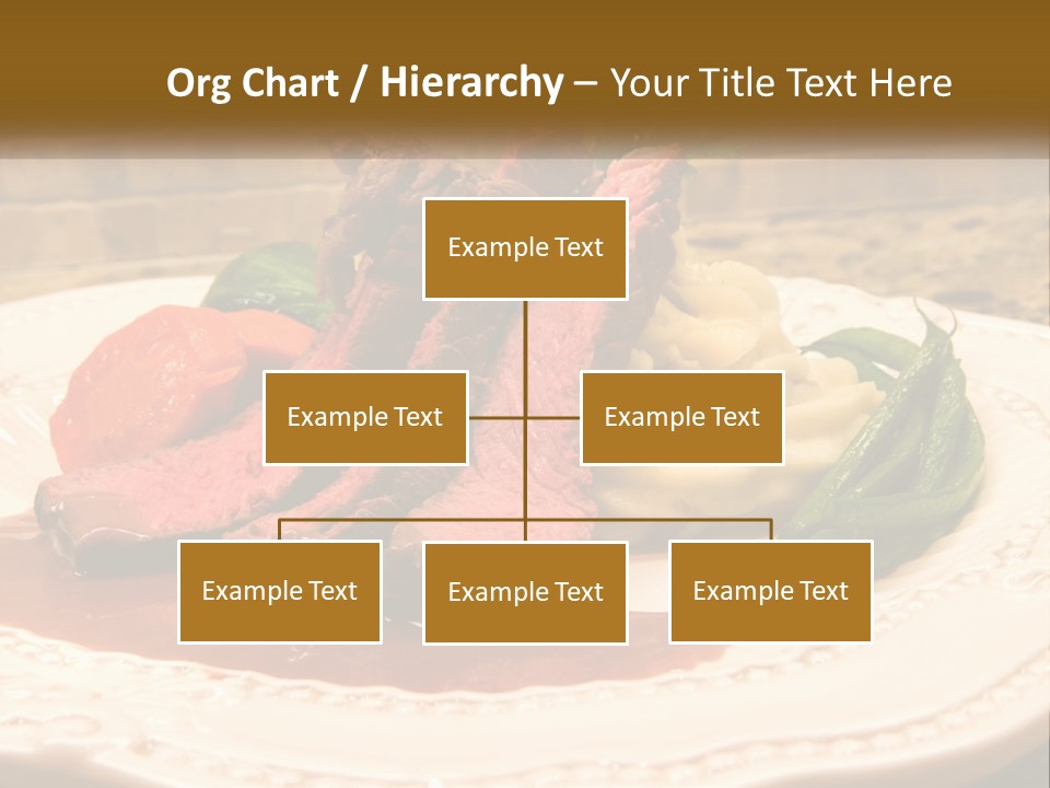 Gormet Portion Menu PowerPoint Template