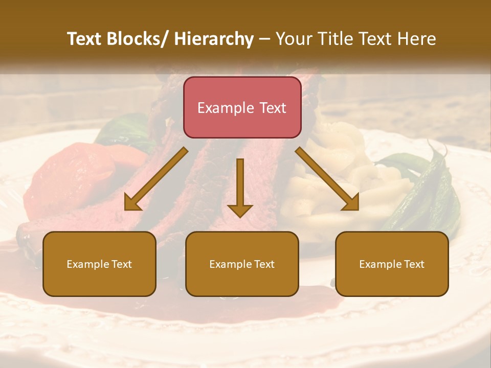 Gormet Portion Menu PowerPoint Template
