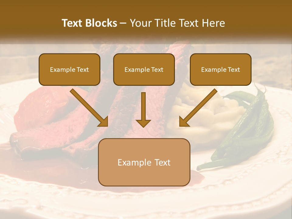 Gormet Portion Menu PowerPoint Template