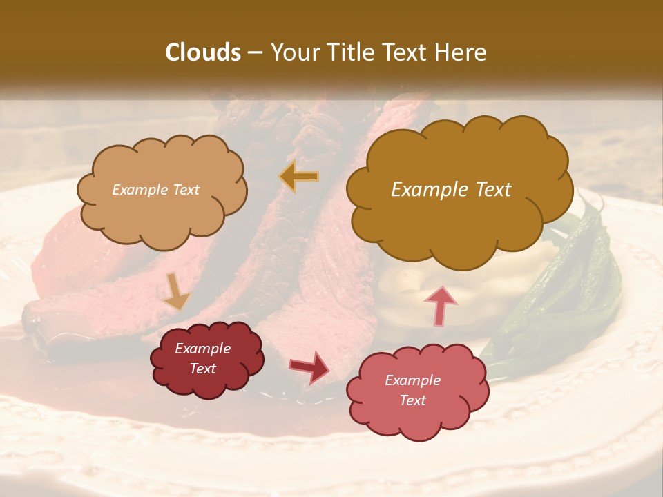 Gormet Portion Menu PowerPoint Template