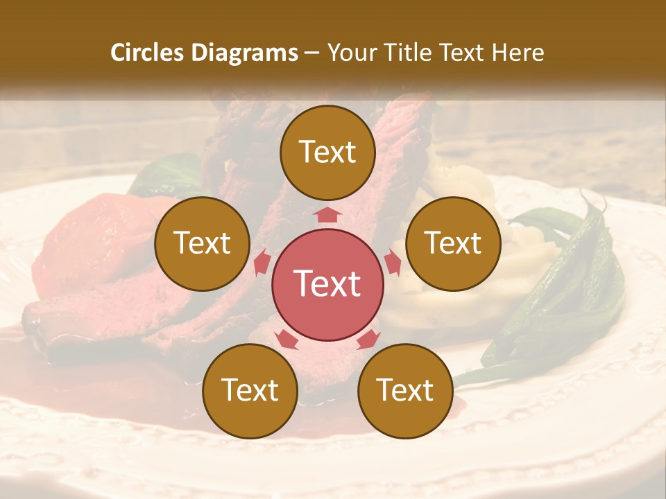Gormet Portion Menu PowerPoint Template