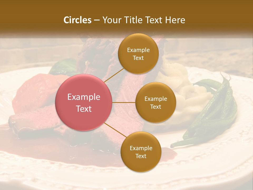 Gormet Portion Menu PowerPoint Template