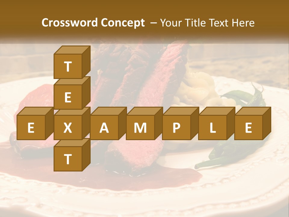 Gormet Portion Menu PowerPoint Template