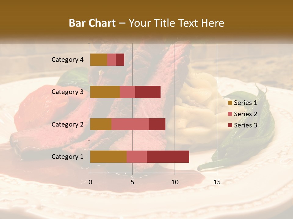 Gormet Portion Menu PowerPoint Template