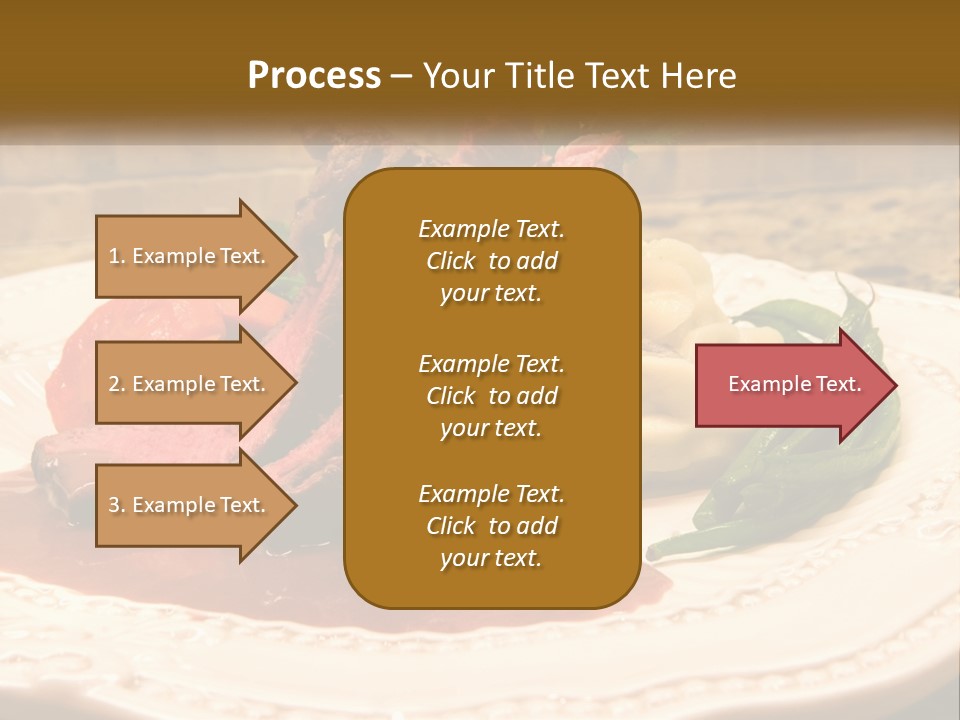 Gormet Portion Menu PowerPoint Template