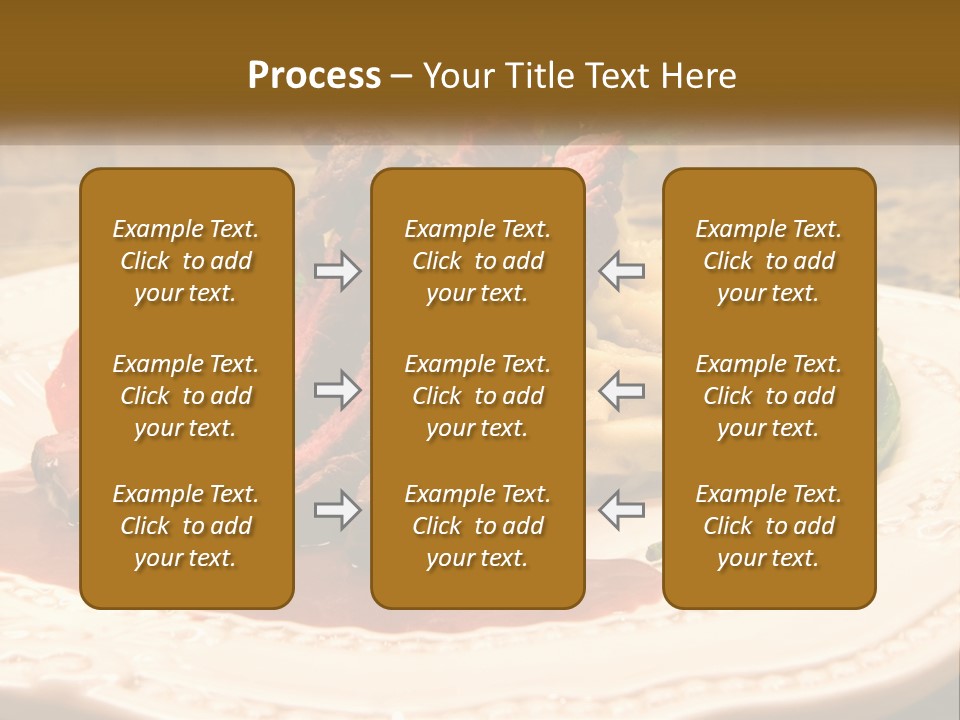 Gormet Portion Menu PowerPoint Template