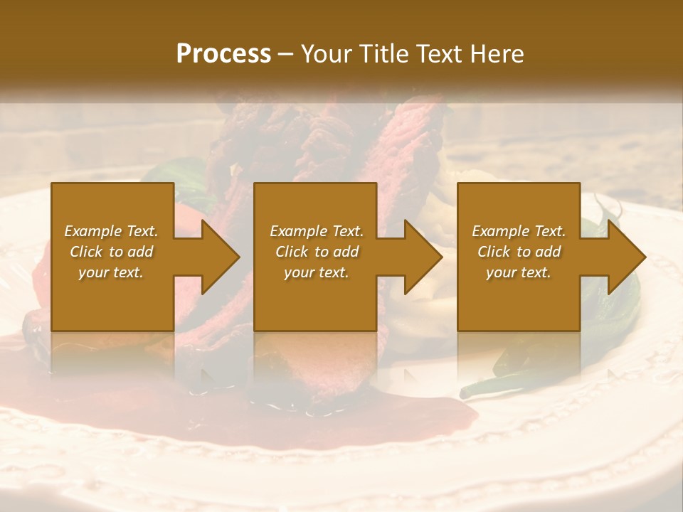 Gormet Portion Menu PowerPoint Template