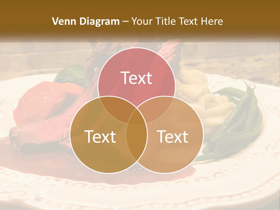 Gormet Portion Menu PowerPoint Template