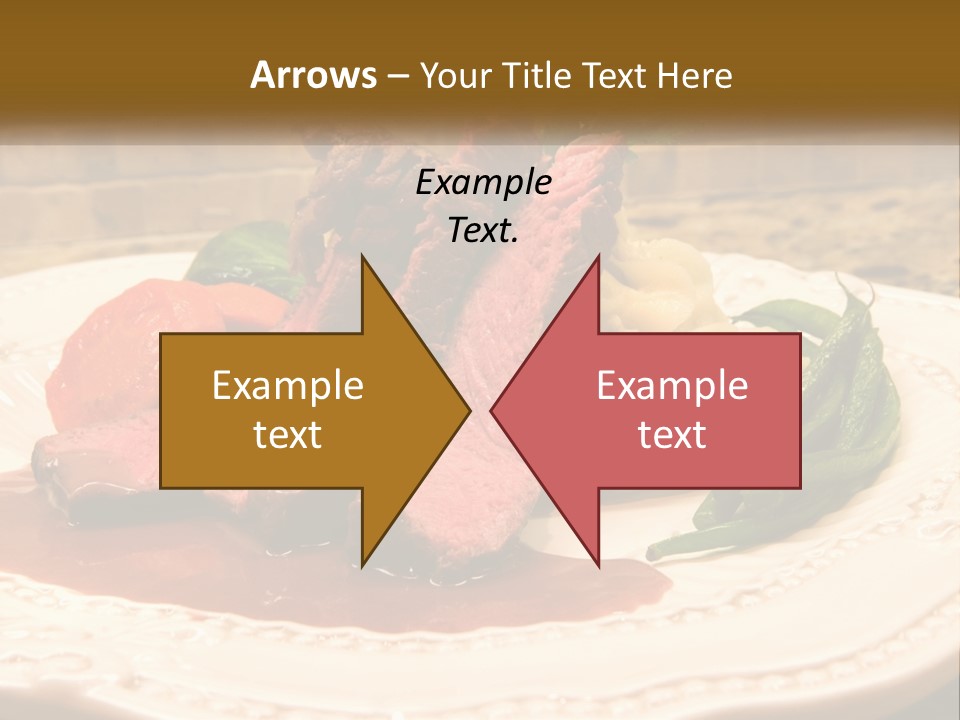 Gormet Portion Menu PowerPoint Template