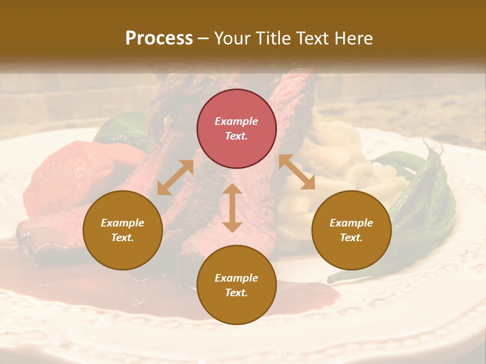 Gormet Portion Menu PowerPoint Template