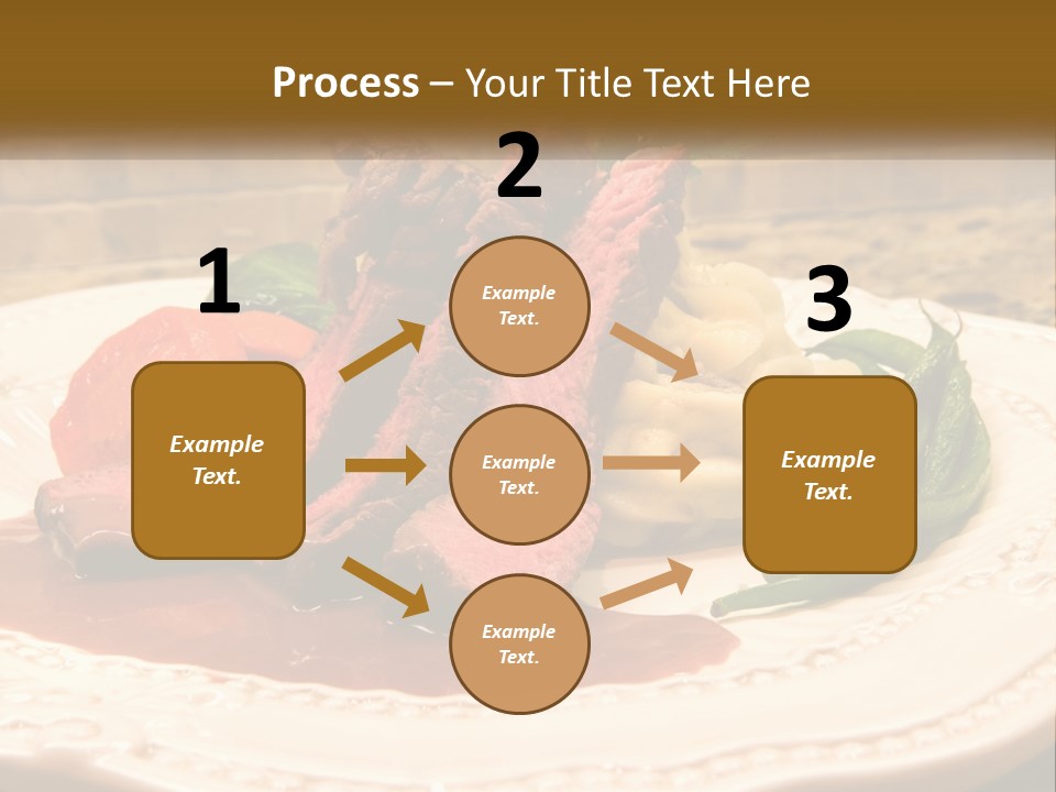 Gormet Portion Menu PowerPoint Template