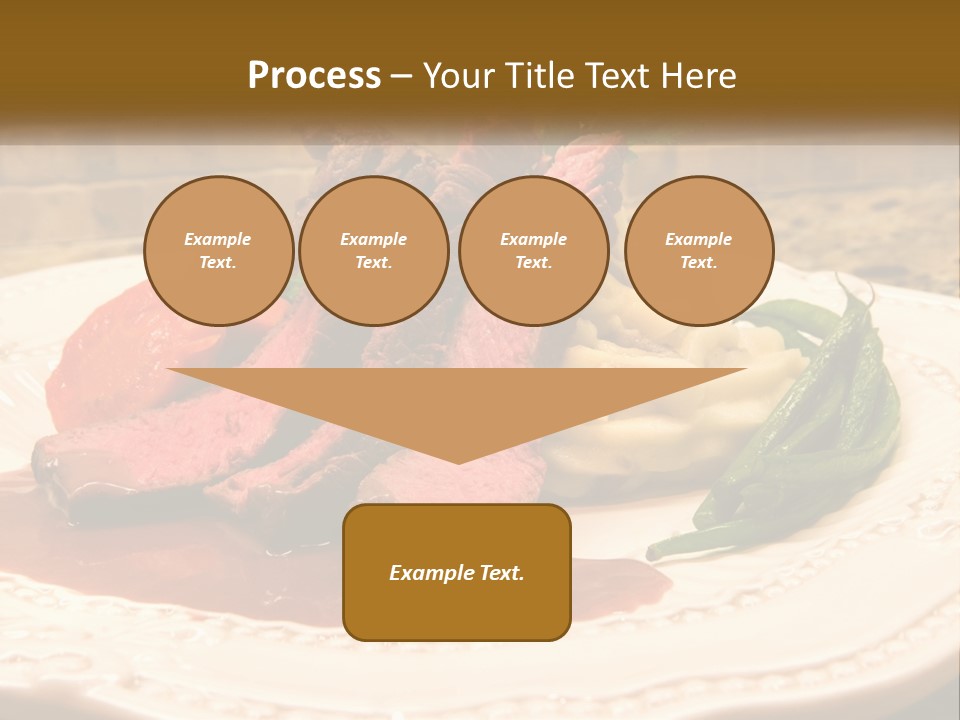 Gormet Portion Menu PowerPoint Template