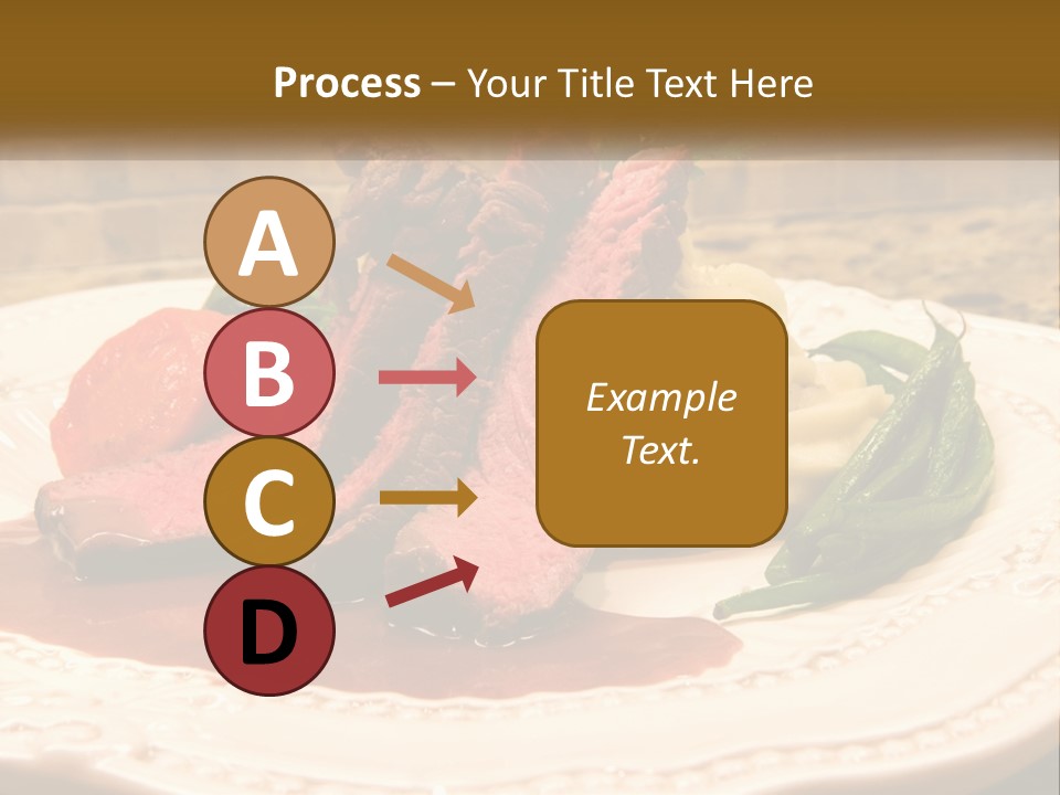 Gormet Portion Menu PowerPoint Template