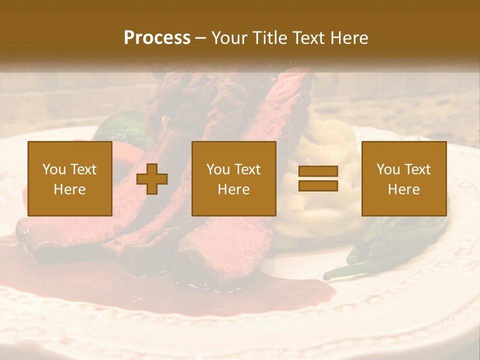 Gormet Portion Menu PowerPoint Template