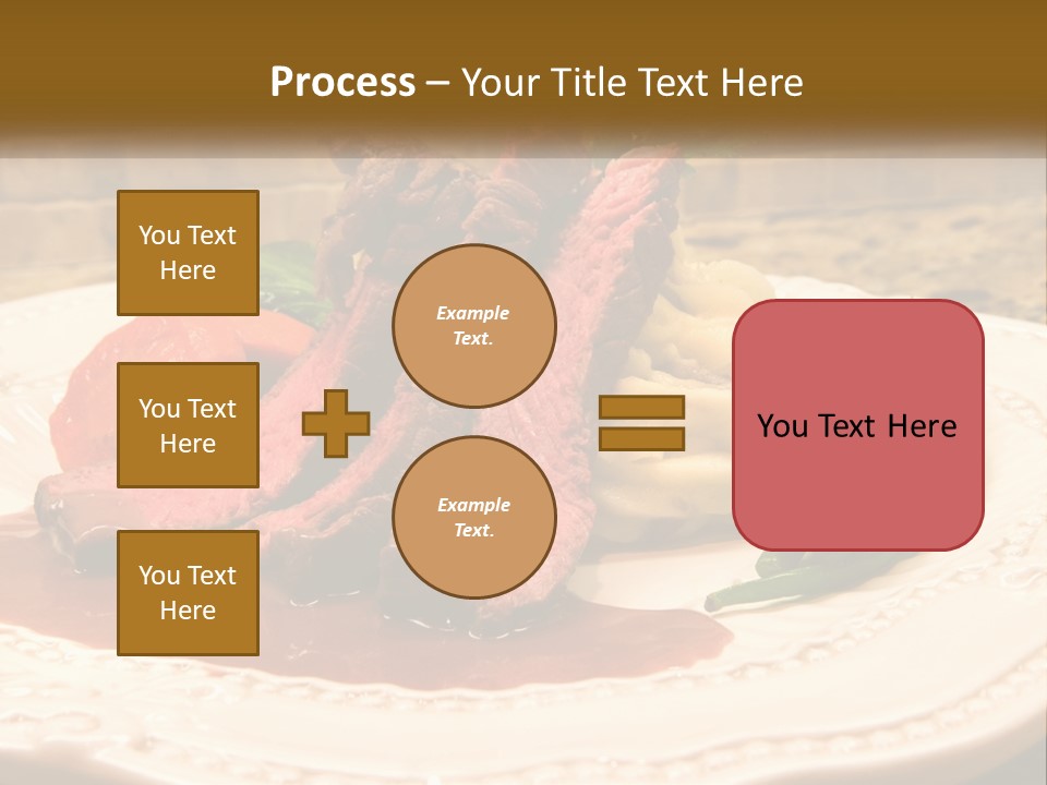 Gormet Portion Menu PowerPoint Template