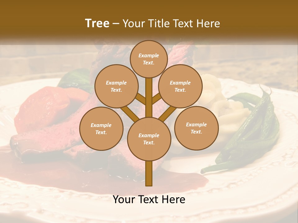 Gormet Portion Menu PowerPoint Template