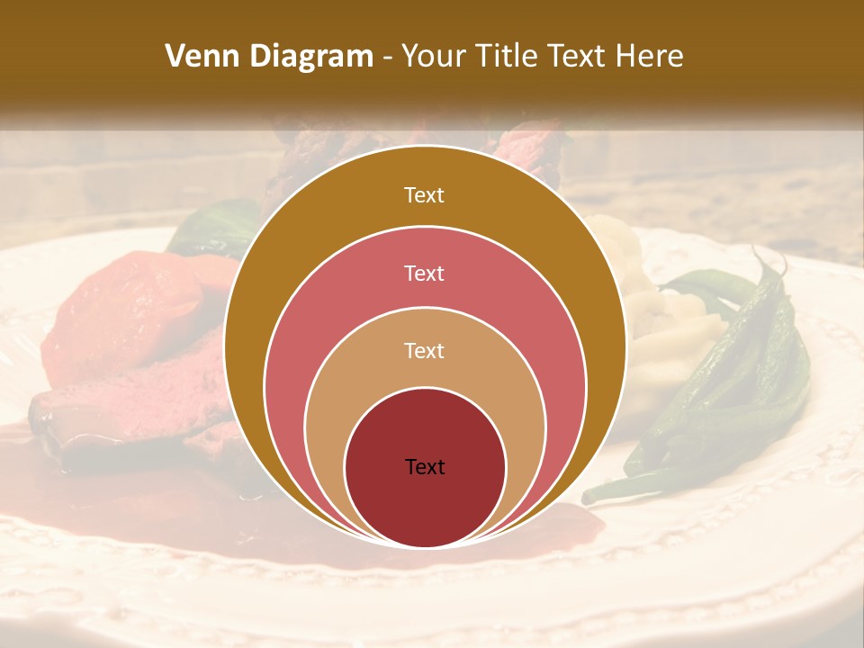 Gormet Portion Menu PowerPoint Template