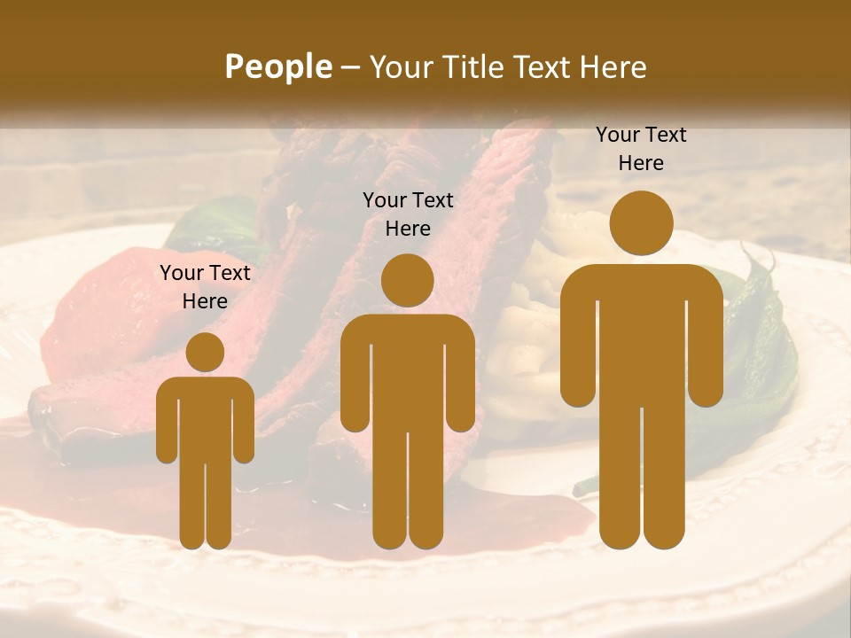 Gormet Portion Menu PowerPoint Template