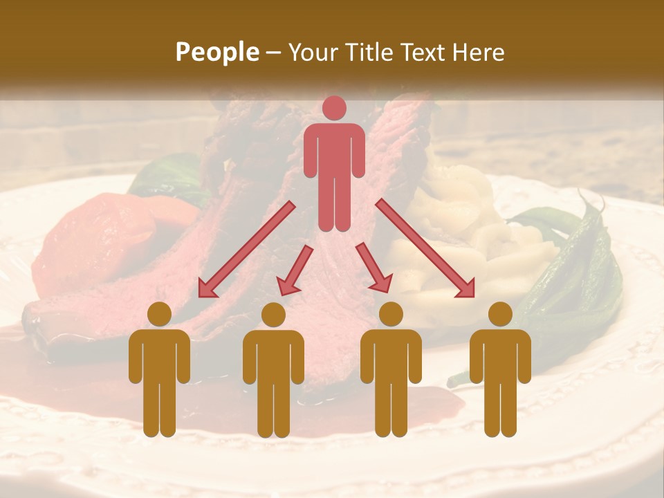 Gormet Portion Menu PowerPoint Template