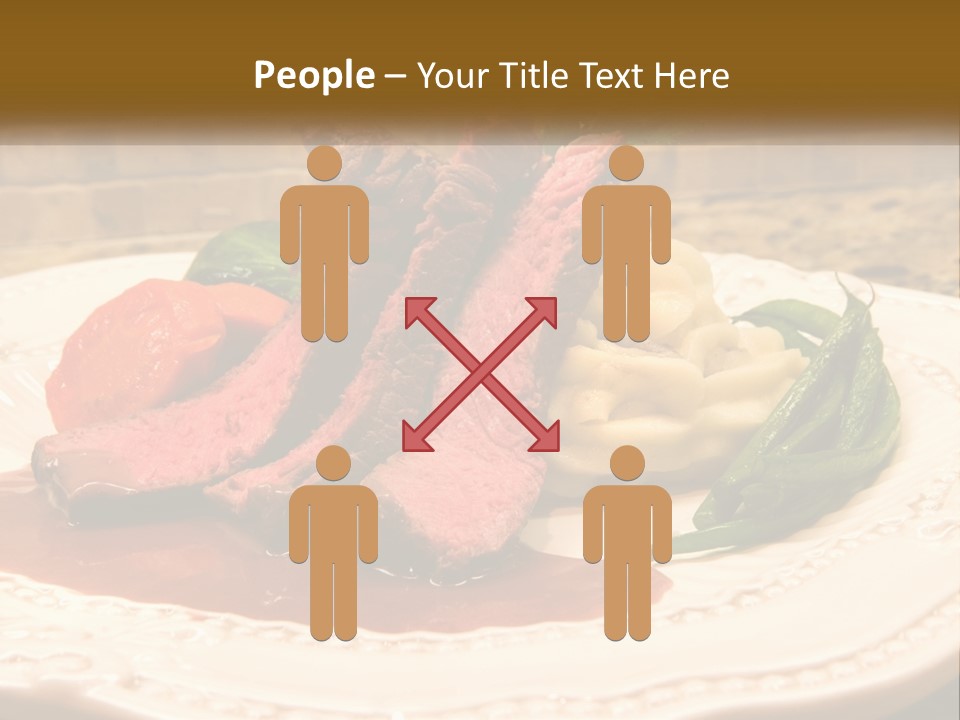 Gormet Portion Menu PowerPoint Template