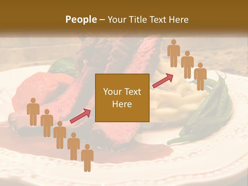 Gormet Portion Menu PowerPoint Template