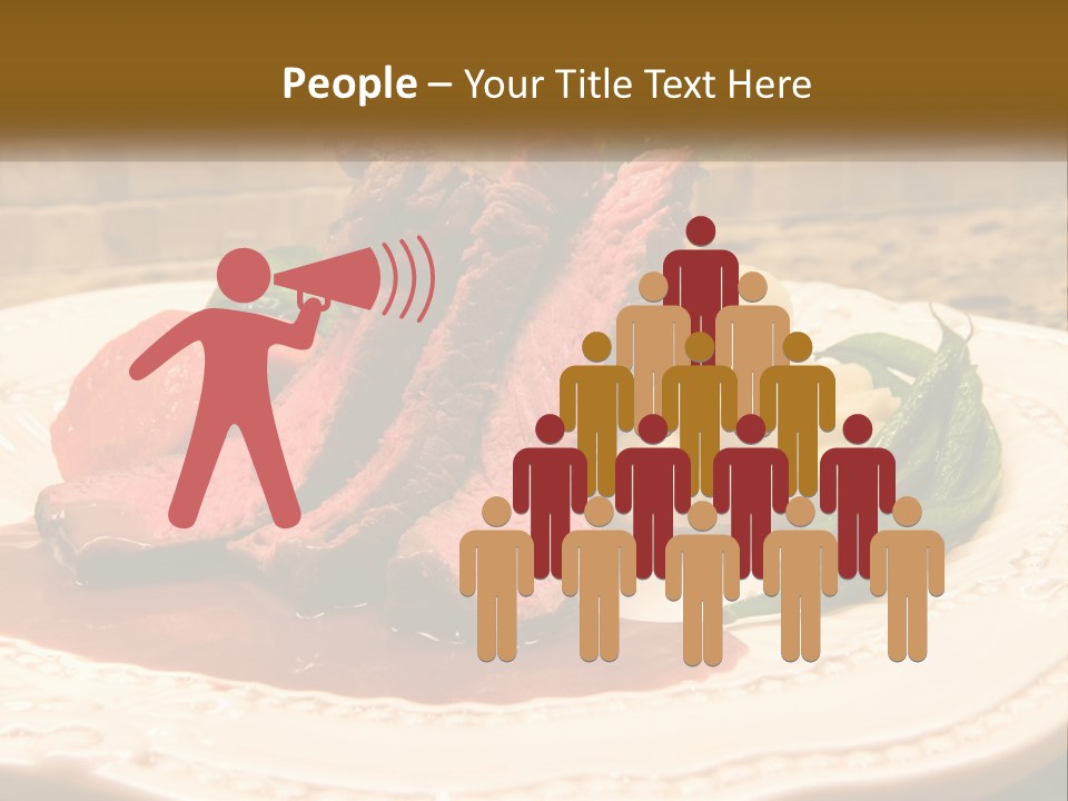 Gormet Portion Menu PowerPoint Template