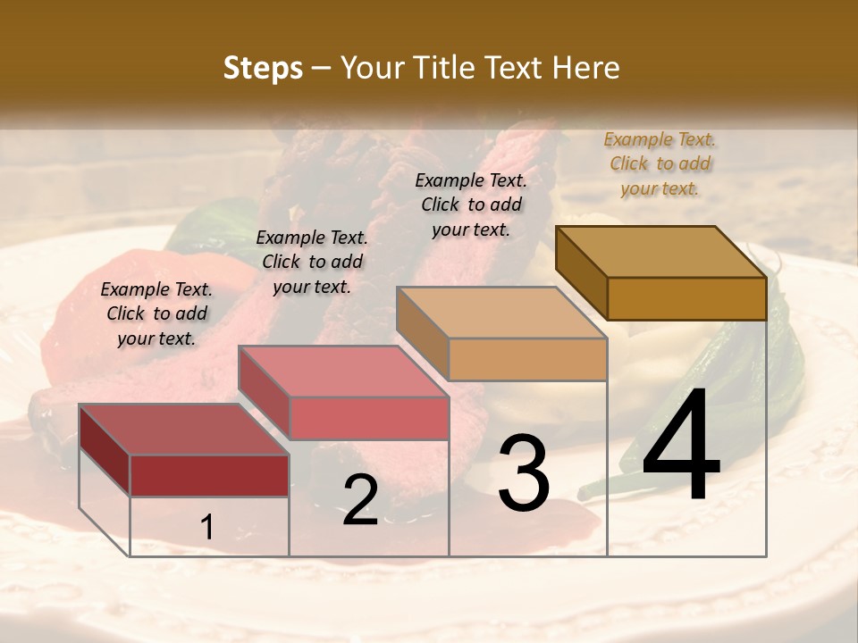 Gormet Portion Menu PowerPoint Template