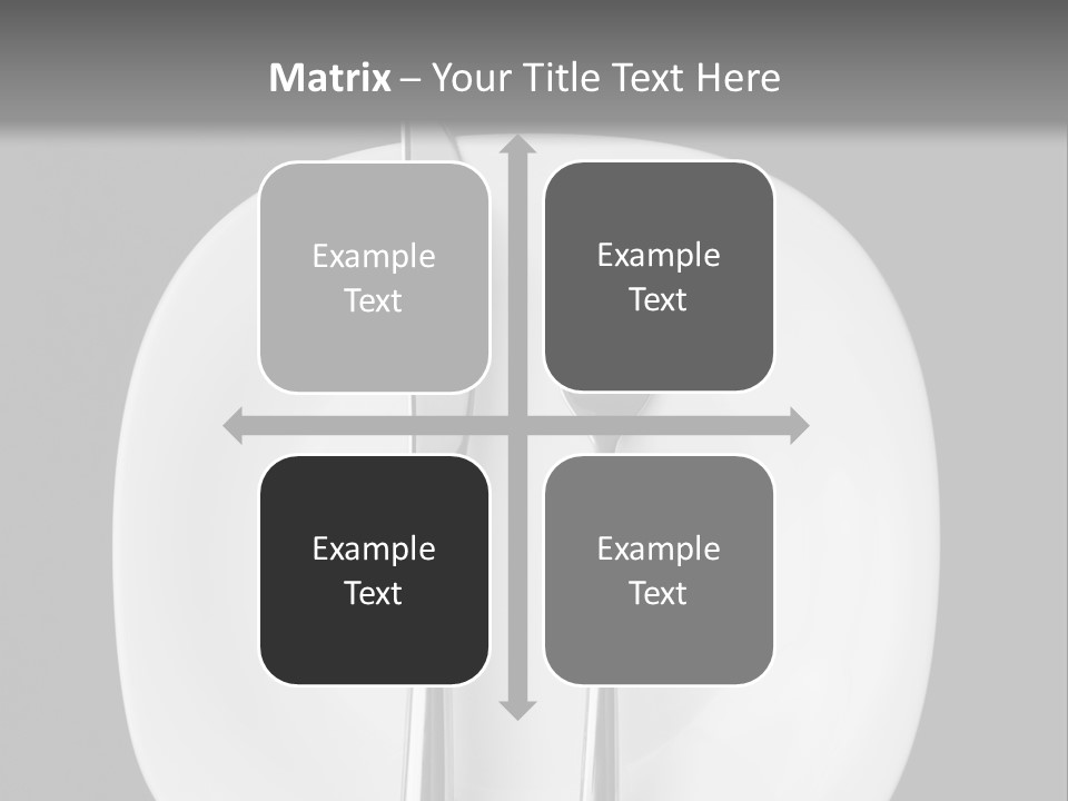 Knife Modern Dinner PowerPoint Template