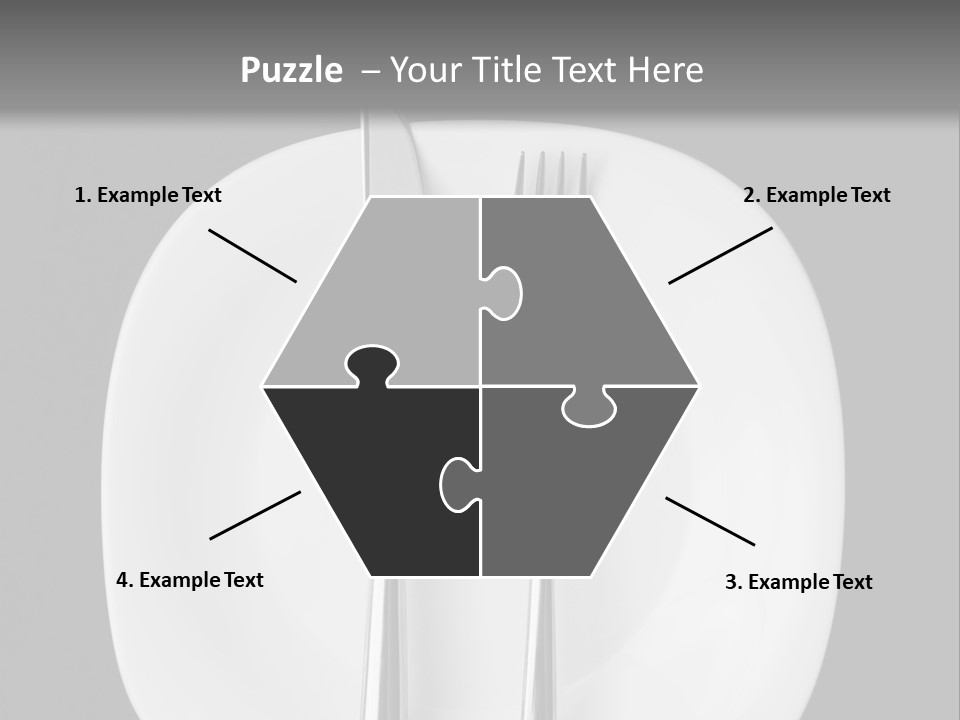 Knife Modern Dinner PowerPoint Template