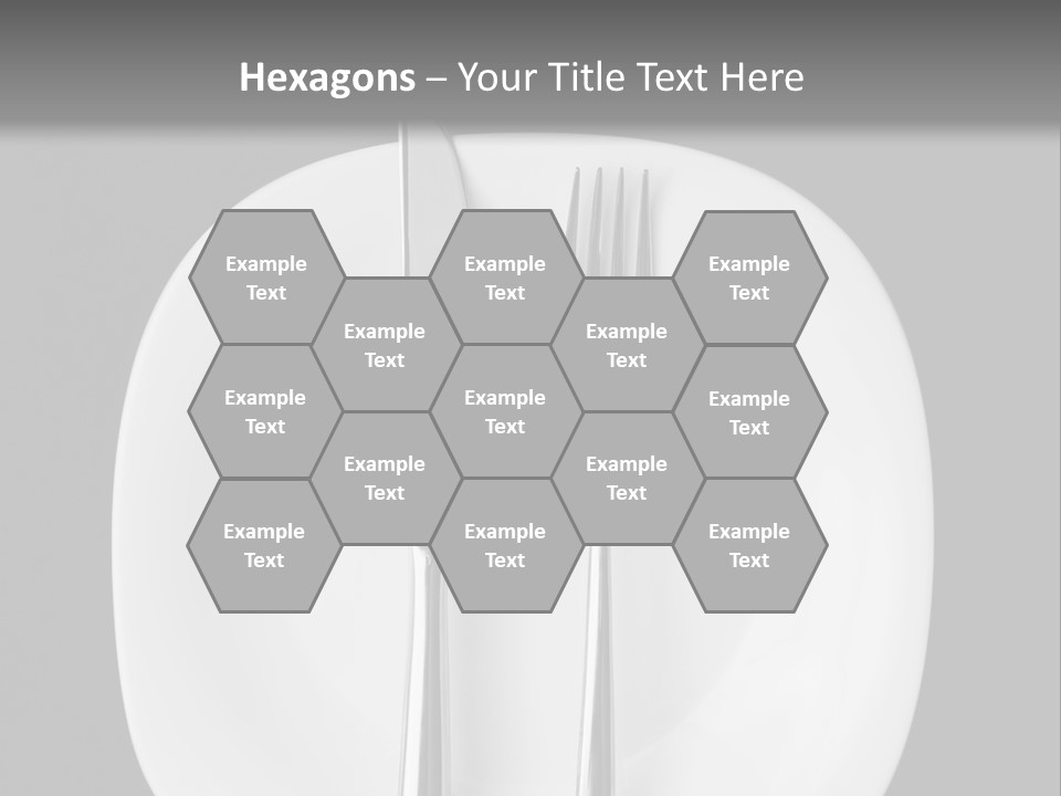 Knife Modern Dinner PowerPoint Template