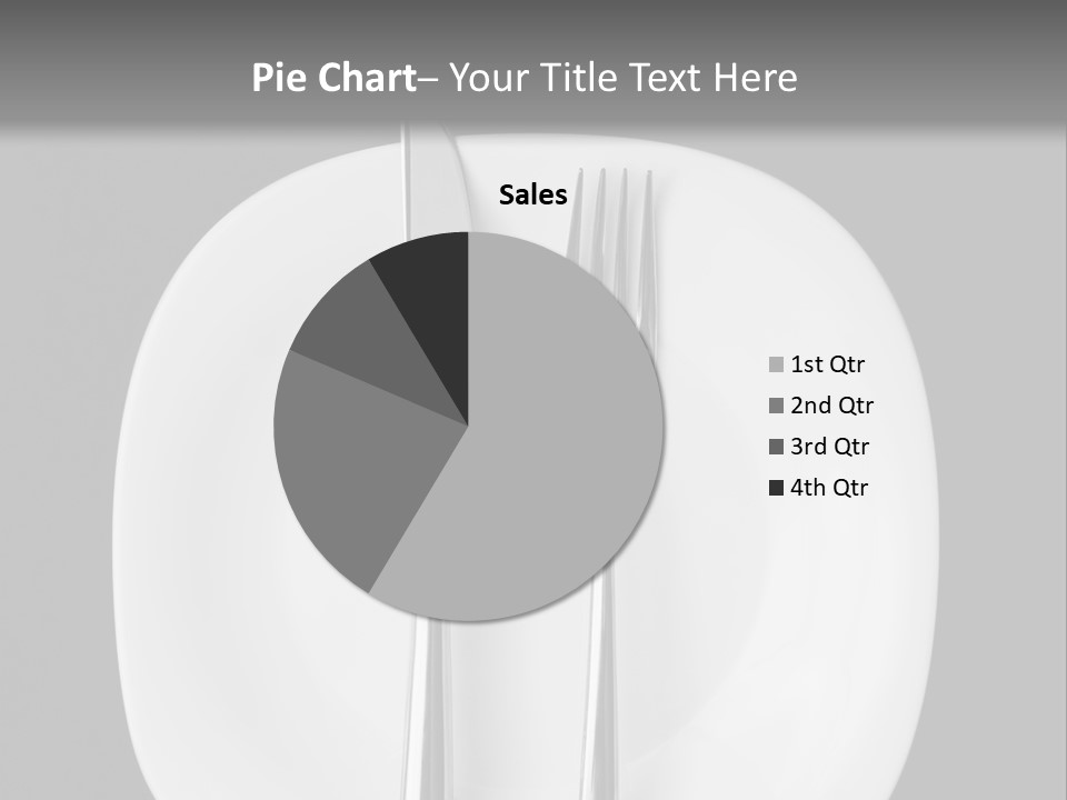 Knife Modern Dinner PowerPoint Template