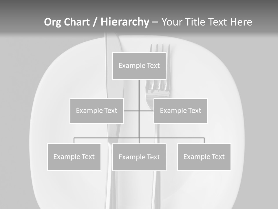 Knife Modern Dinner PowerPoint Template