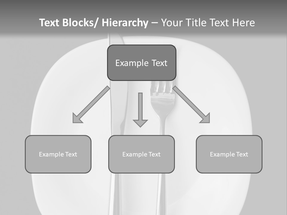 Knife Modern Dinner PowerPoint Template