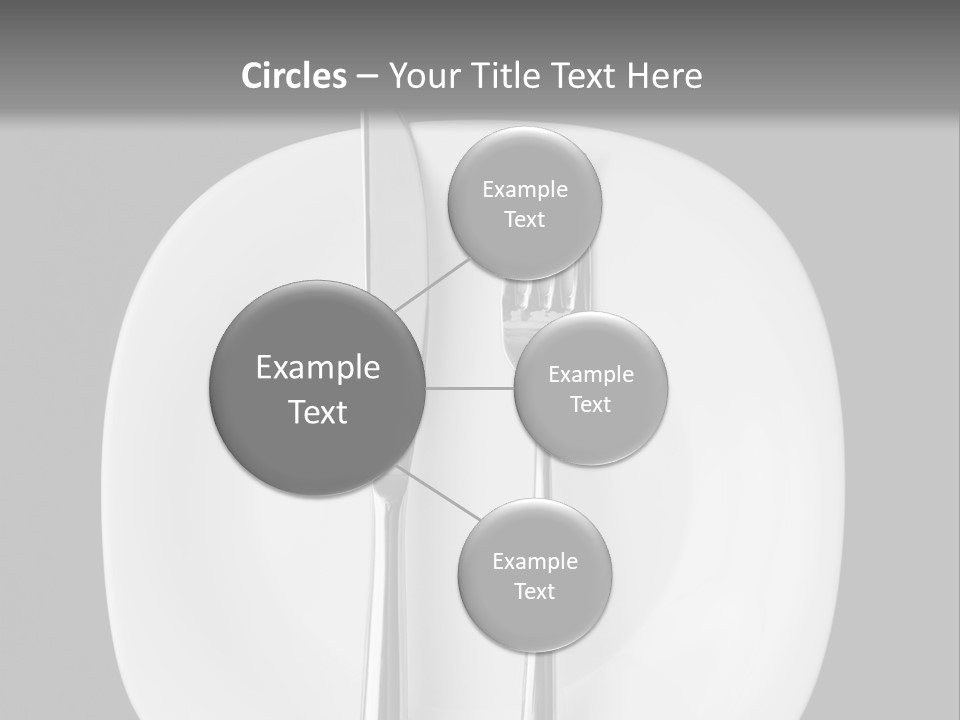 Knife Modern Dinner PowerPoint Template