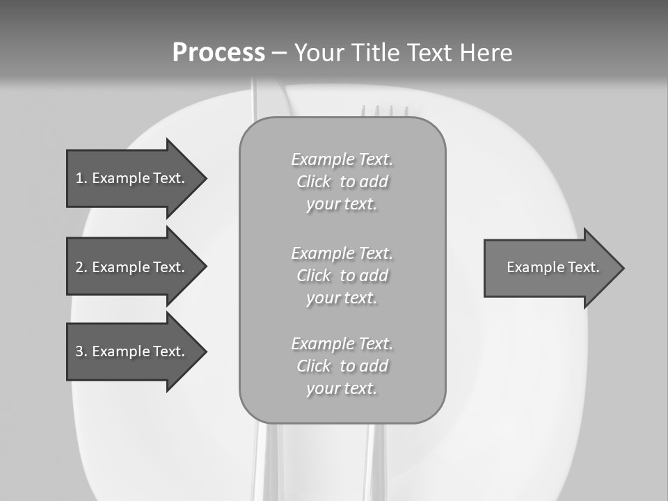 Knife Modern Dinner PowerPoint Template