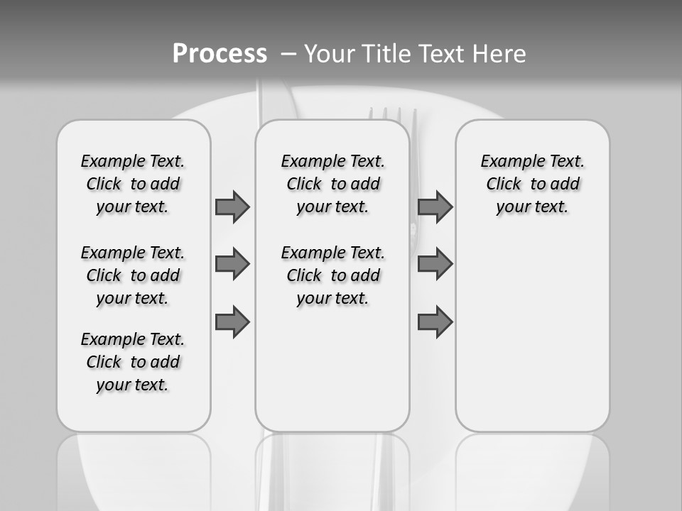 Knife Modern Dinner PowerPoint Template