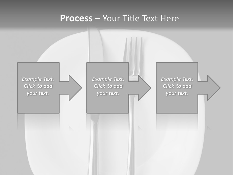 Knife Modern Dinner PowerPoint Template
