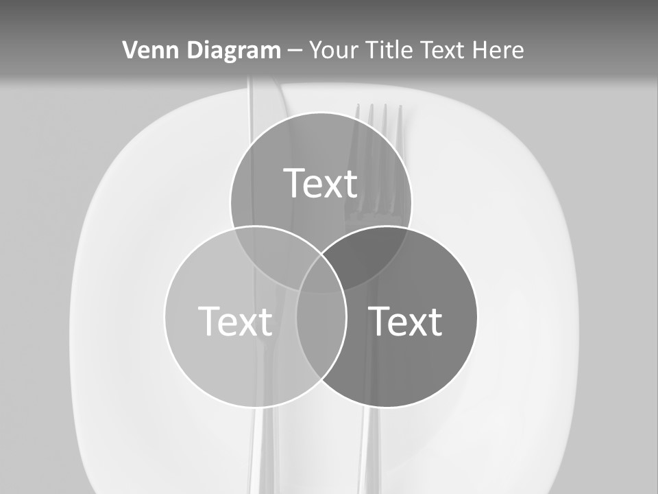 Knife Modern Dinner PowerPoint Template