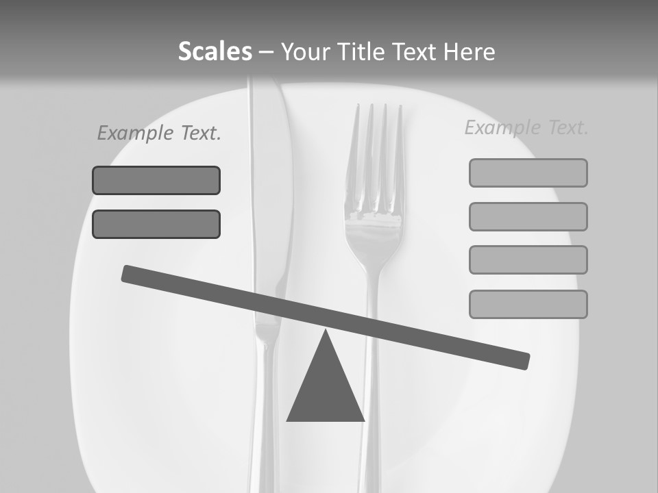 Knife Modern Dinner PowerPoint Template