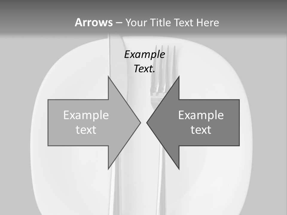 Knife Modern Dinner PowerPoint Template